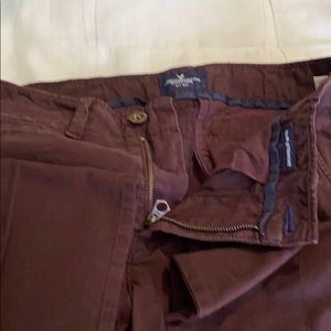 Burgandy American Eagle pants